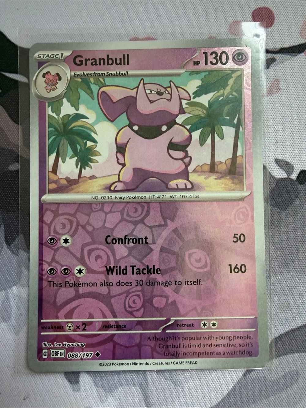 Snubbull & Granbull Evolution Lot | 5 Cards | Pokémon TCG | Reverse Holo ✨5/$25✨
